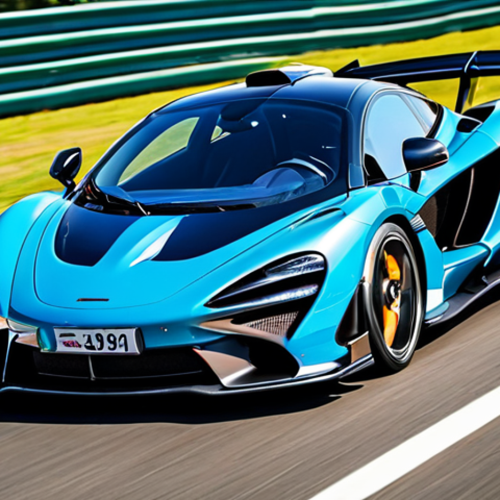 **
"A vibrant McLaren Senna, fully clothed, speeding around the Moscow Raceway. The car is showcasing its aerodynamic features, like the large rear wing and front splitters. The scene emphasizes the car's speed and handling. Bright sunny day, professional automotive photography, perfect anatomy, correct proportions, well-formed wheels, safe for work, appropriate content, fully clothed, professional, family-friendly."
**