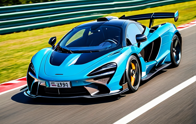 **
"A vibrant McLaren Senna, fully clothed, speeding around the Moscow Raceway. The car is showcasing its aerodynamic features, like the large rear wing and front splitters. The scene emphasizes the car's speed and handling. Bright sunny day, professional automotive photography, perfect anatomy, correct proportions, well-formed wheels, safe for work, appropriate content, fully clothed, professional, family-friendly."
**